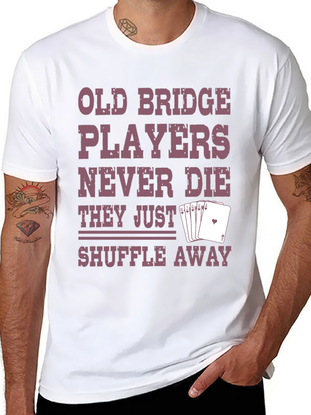 Old Bridge Players T-Shirt - Shuffle Away Funny Tee