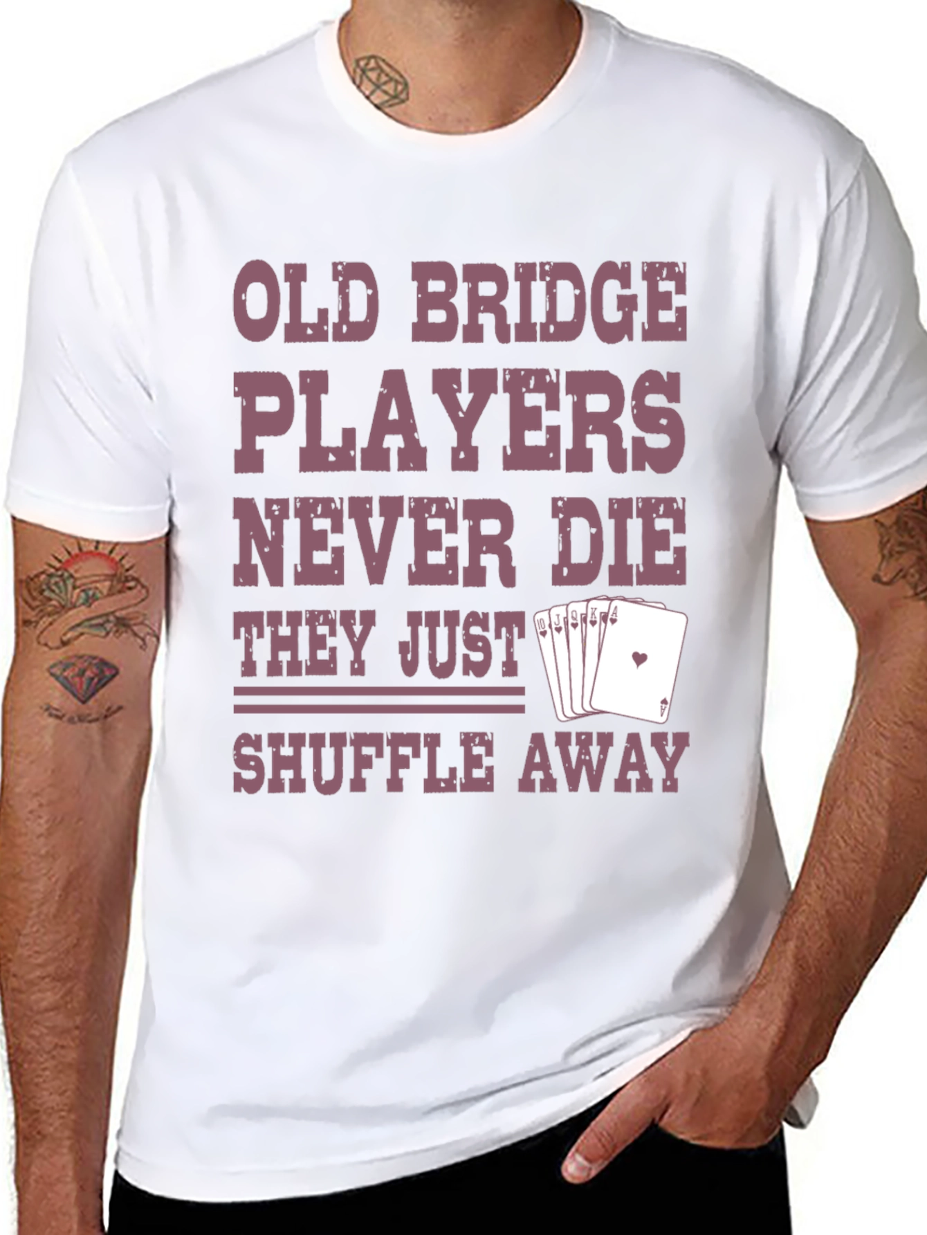 Old Bridge Players T-Shirt - Shuffle Away Funny Tee