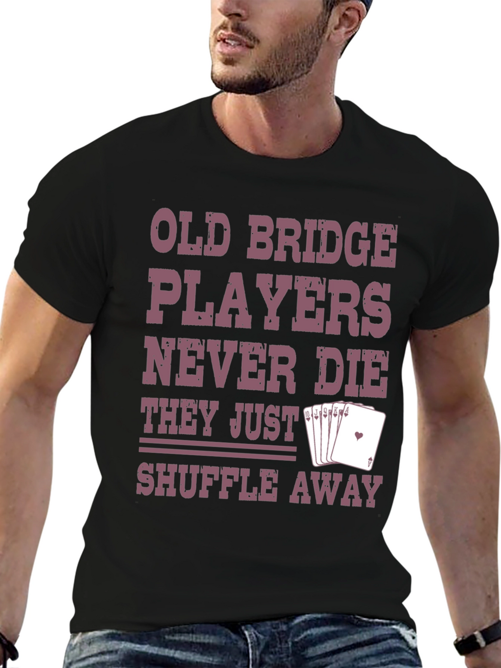 Old Bridge Players T-Shirt - Shuffle Away Funny Tee