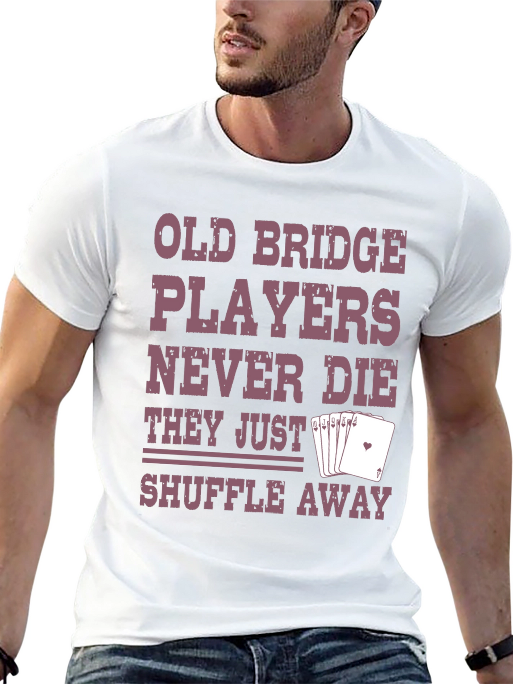 Old Bridge Players T-Shirt - Shuffle Away Funny Tee