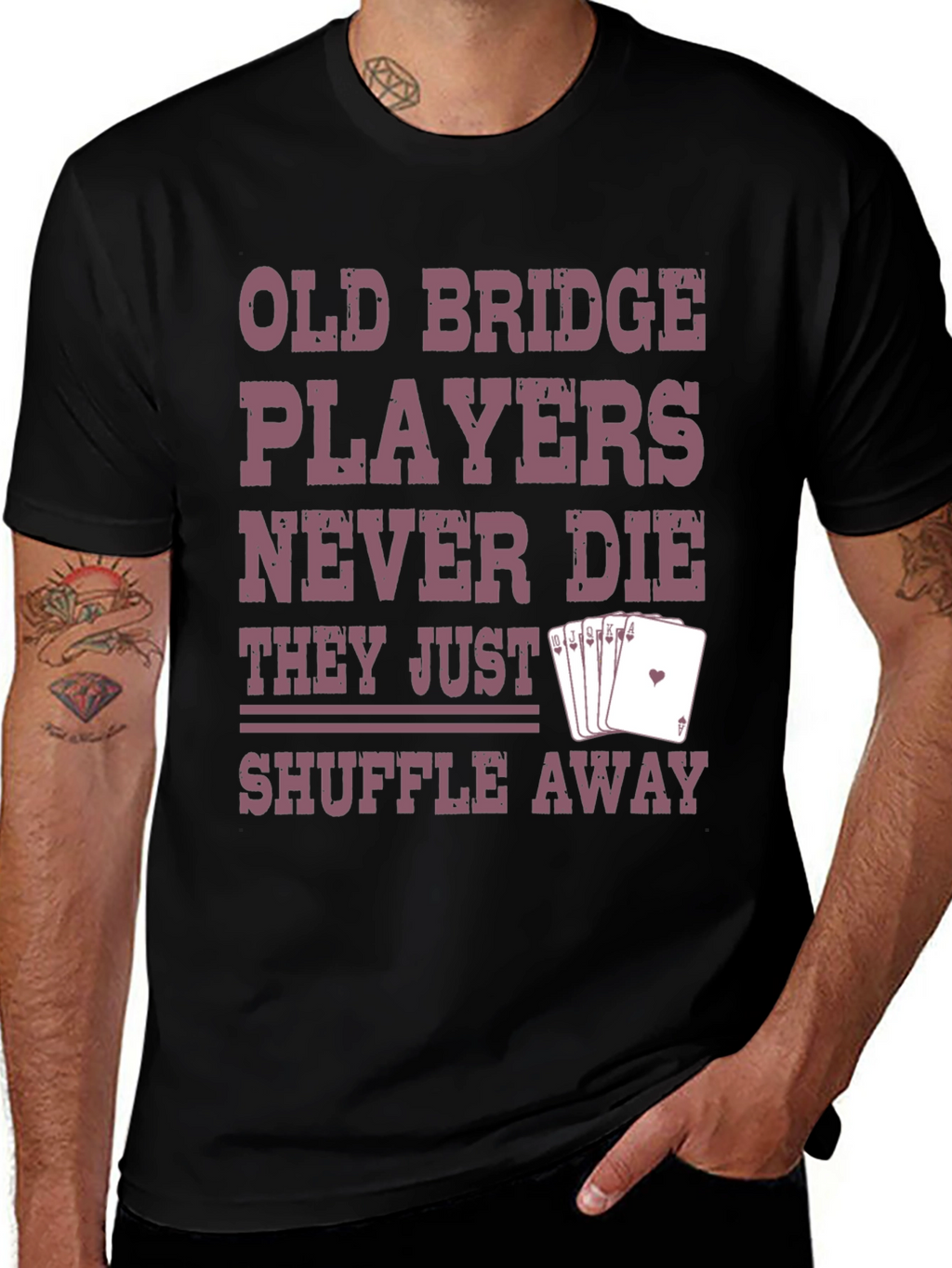 Old Bridge Players T-Shirt - Shuffle Away Funny Tee