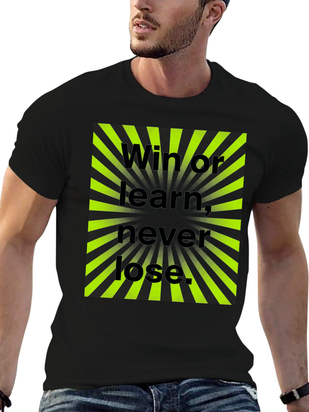 Win or Learn Mens Graphic Tee