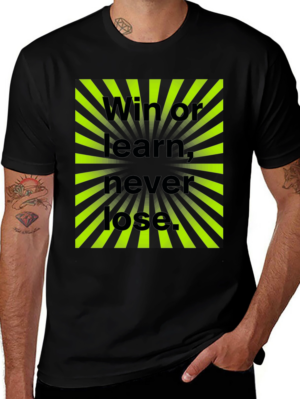 Win or Learn Mens Graphic Tee
