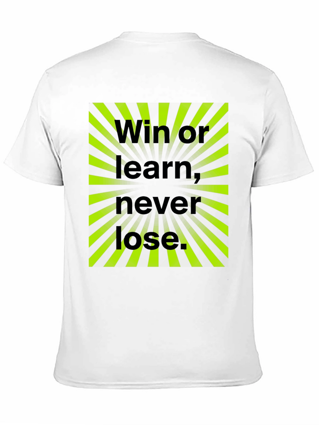 Win or Learn Mens Graphic Tee