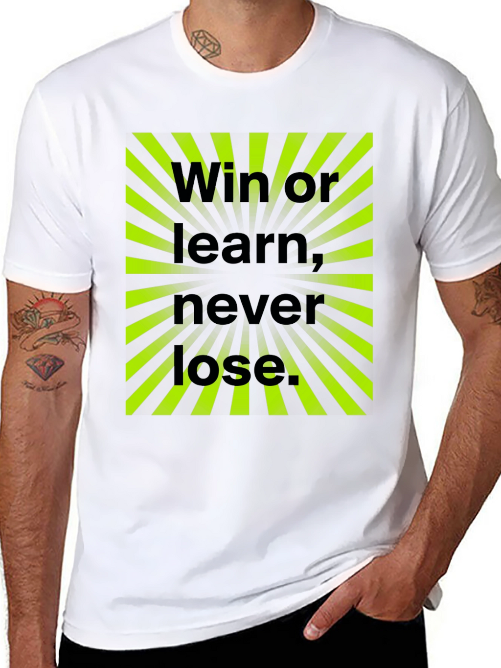 Win or Learn Mens Graphic Tee