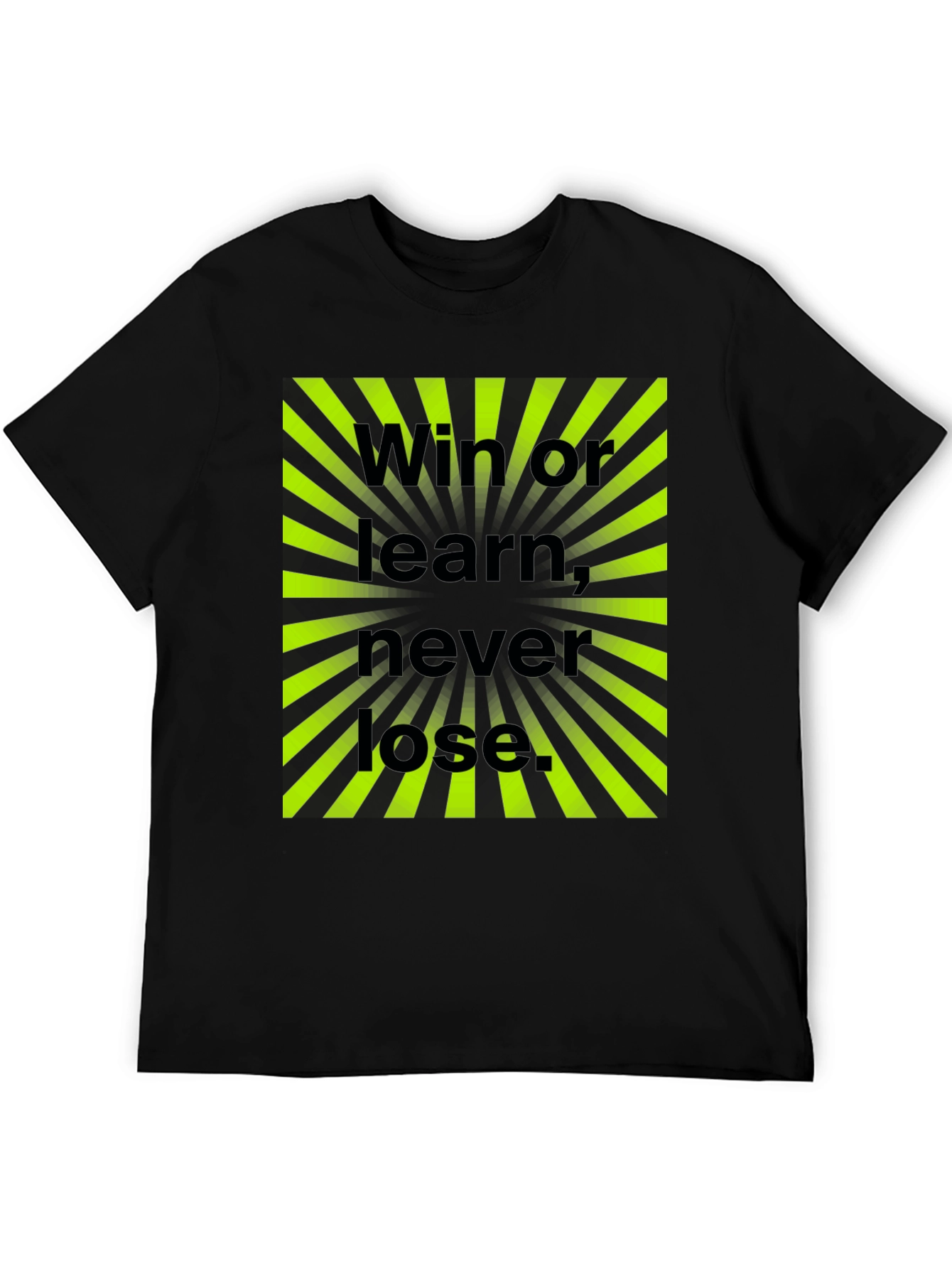 Win or Learn Mens Graphic Tee