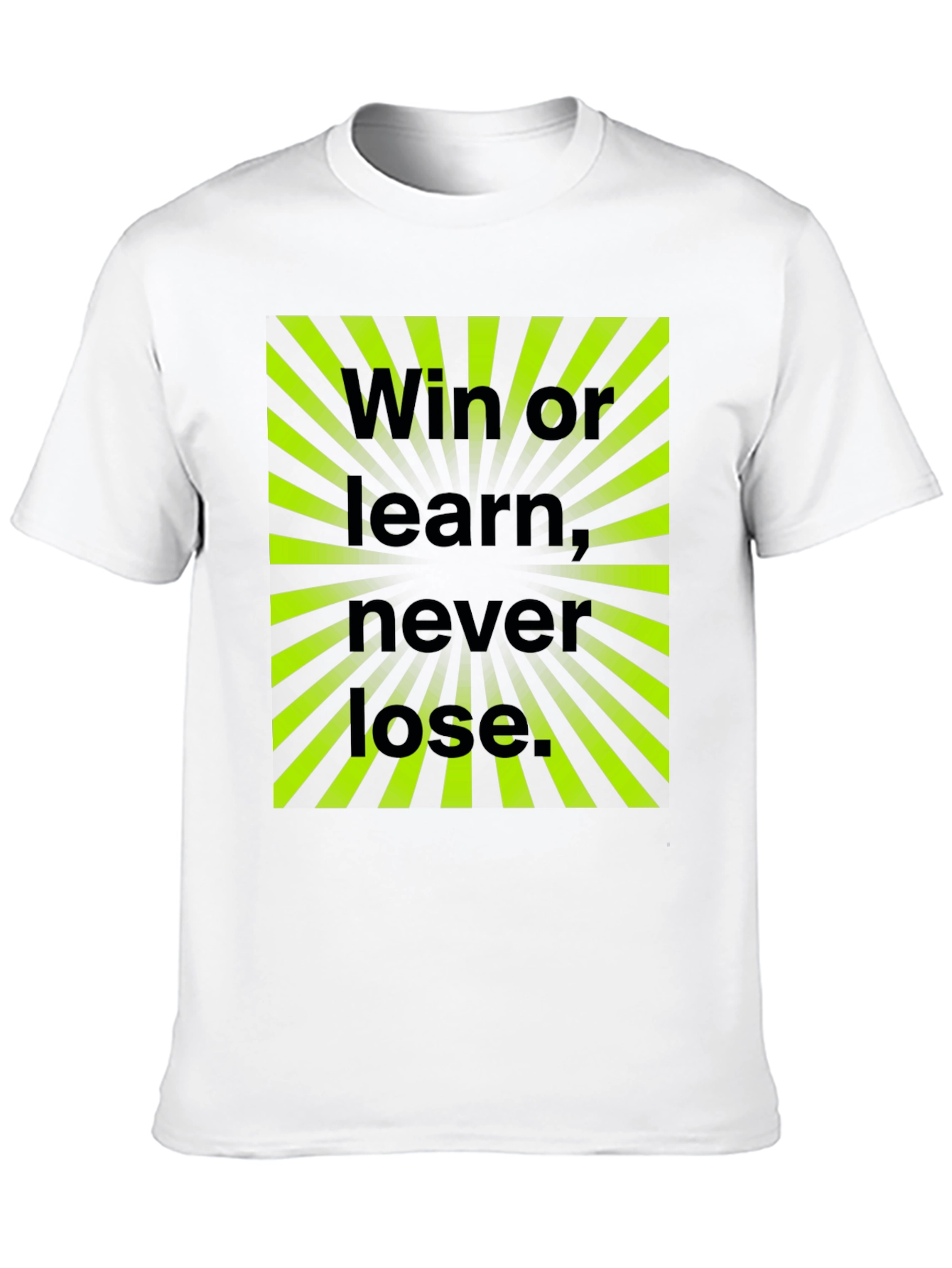 Win or Learn Mens Graphic Tee