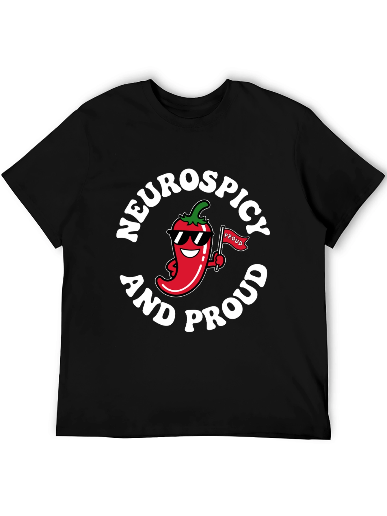 Neurospicy and Proud Graphic T-Shirt