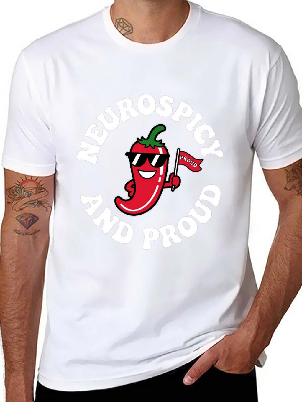 Neurospicy and Proud Graphic T-Shirt