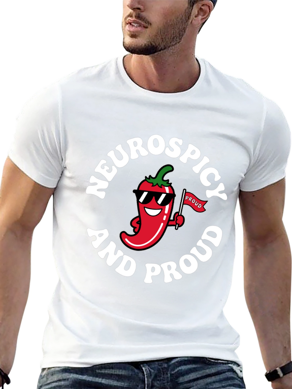 Neurospicy and Proud Graphic T-Shirt
