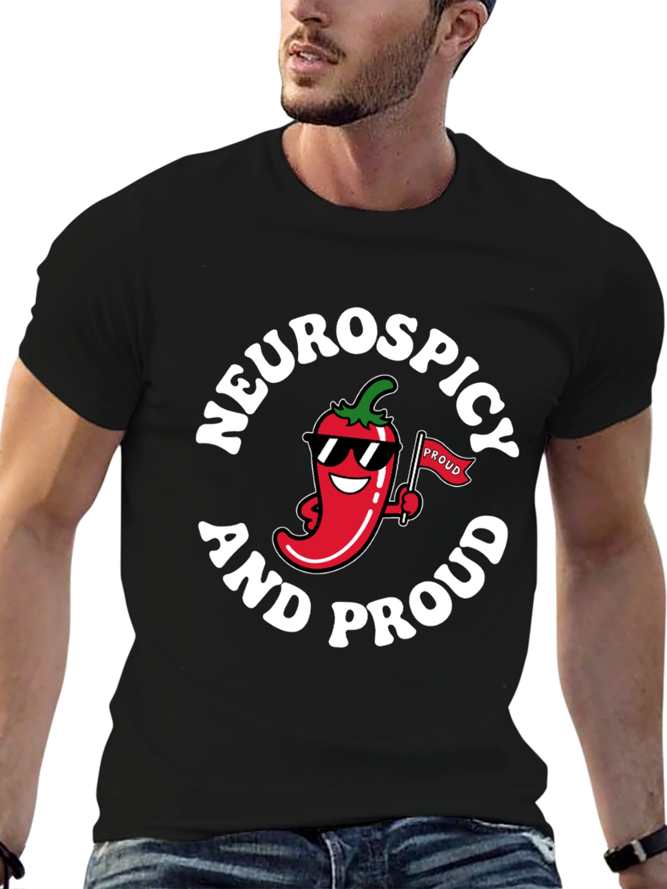 Neurospicy and Proud Graphic T-Shirt