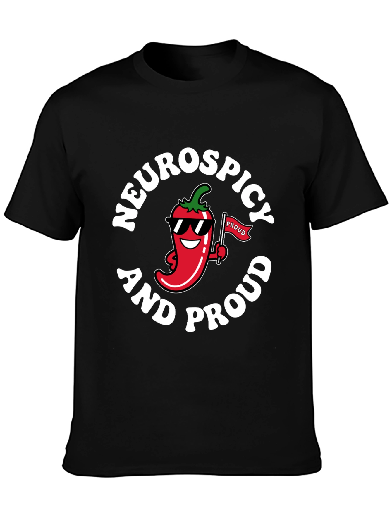 Neurospicy and Proud Graphic T-Shirt