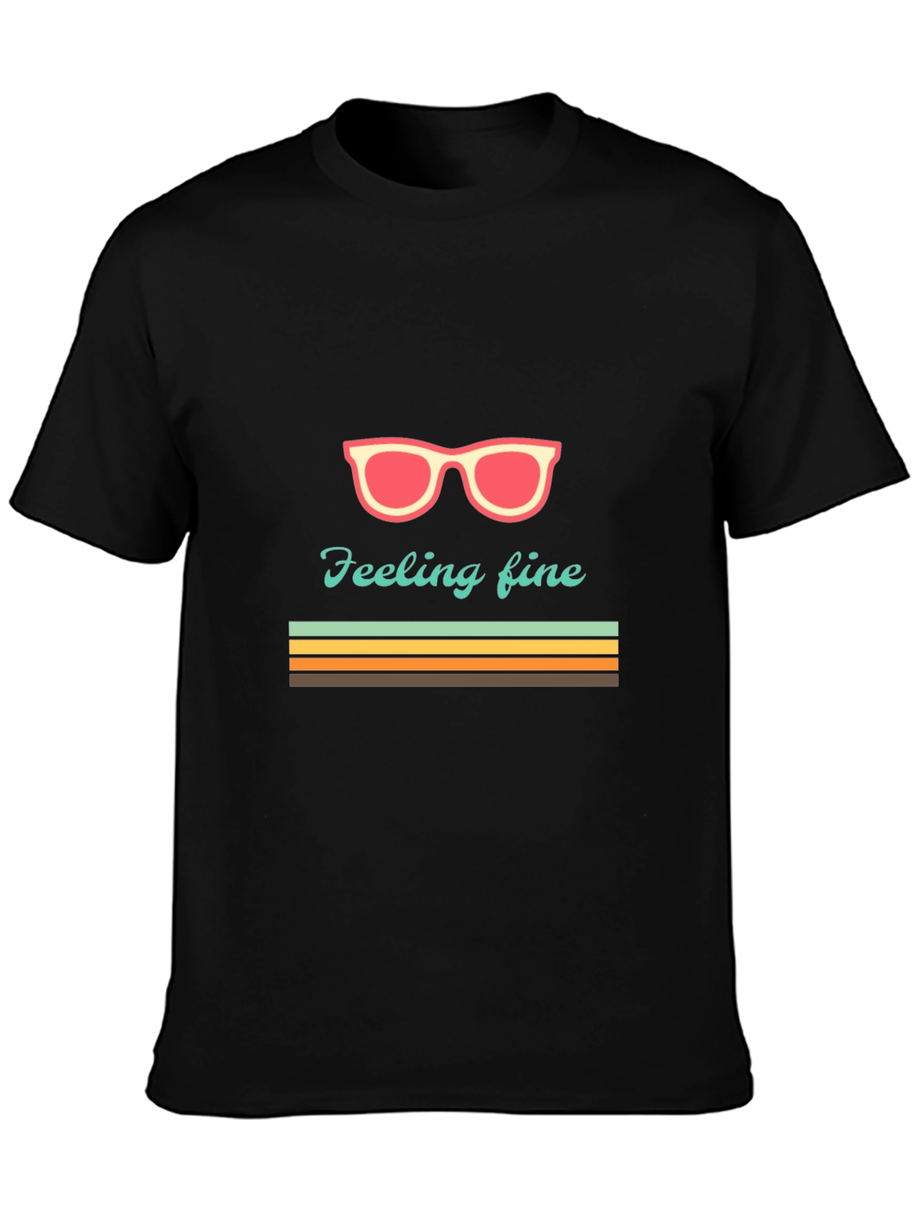 Feeling Fine Graphic Tee - Retro Summer Vibes