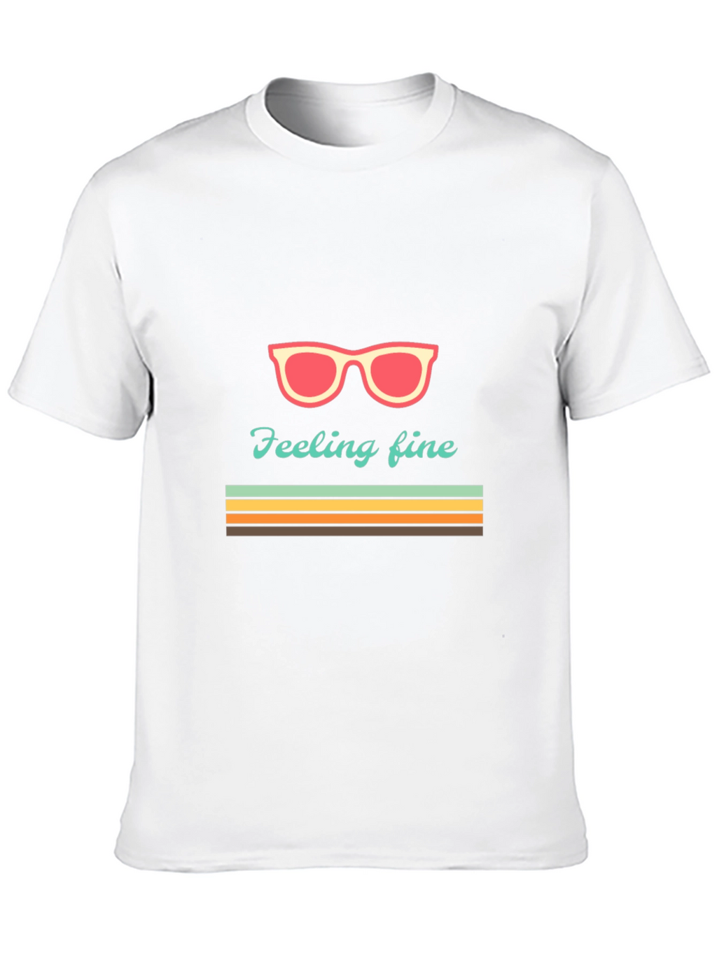 Feeling Fine Graphic Tee - Retro Summer Vibes