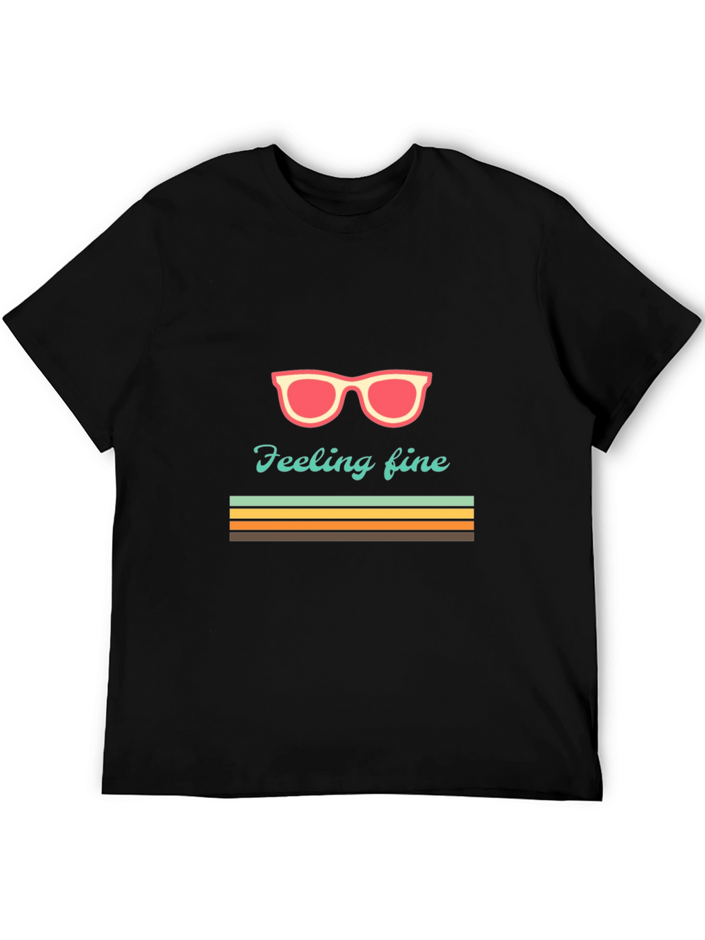 Feeling Fine Graphic Tee - Retro Summer Vibes