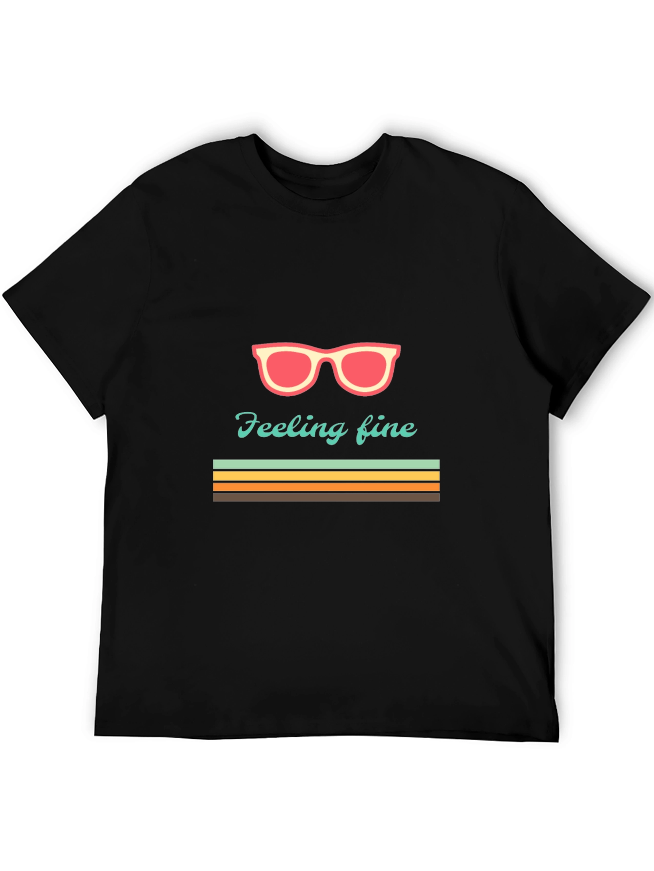 Feeling Fine Graphic Tee - Retro Summer Vibes