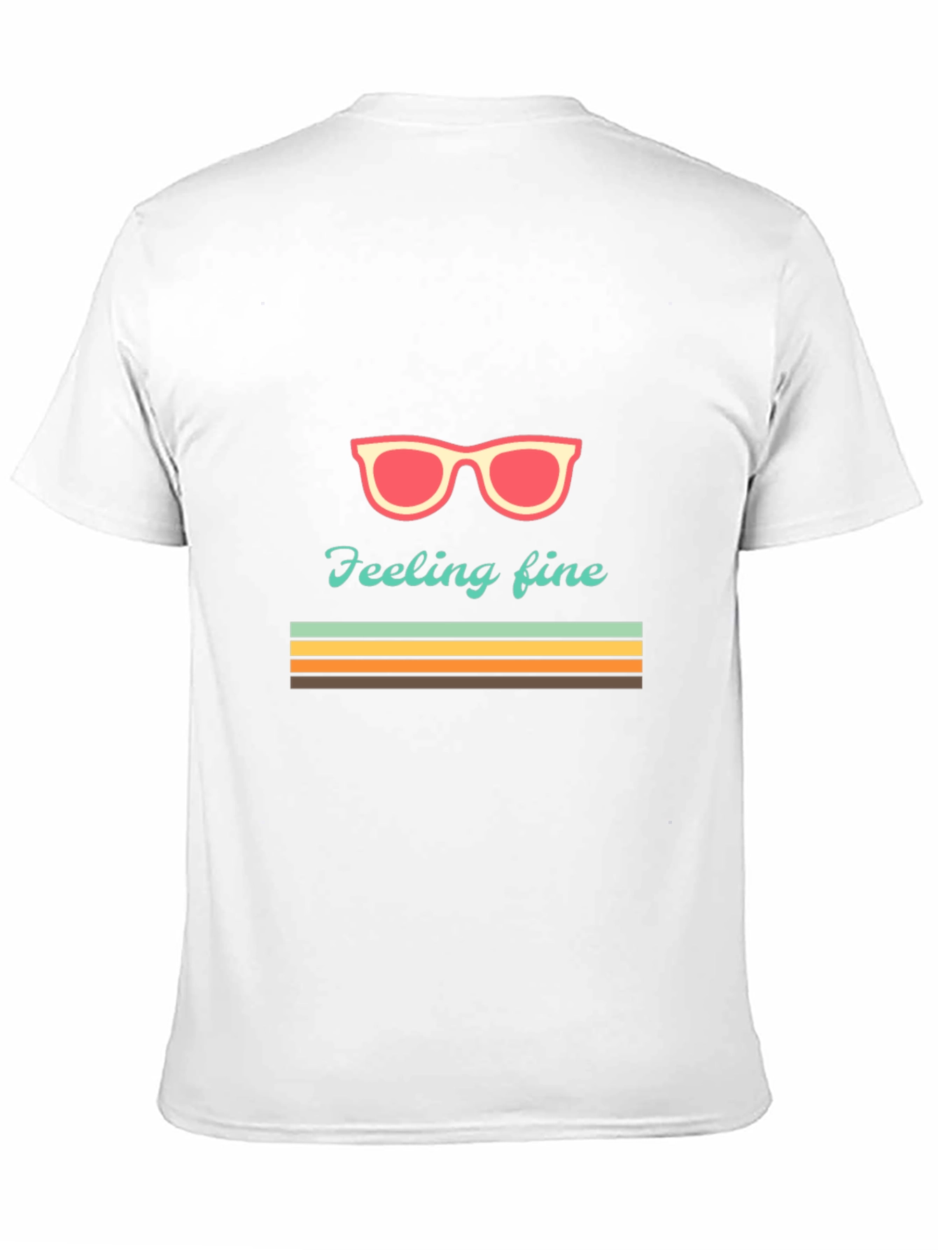 Feeling Fine Graphic Tee - Retro Summer Vibes