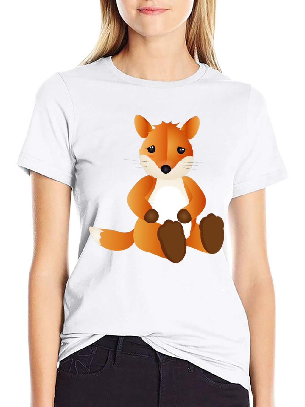 Cute Fox Graphic T-Shirt - Soft Cotton Tee