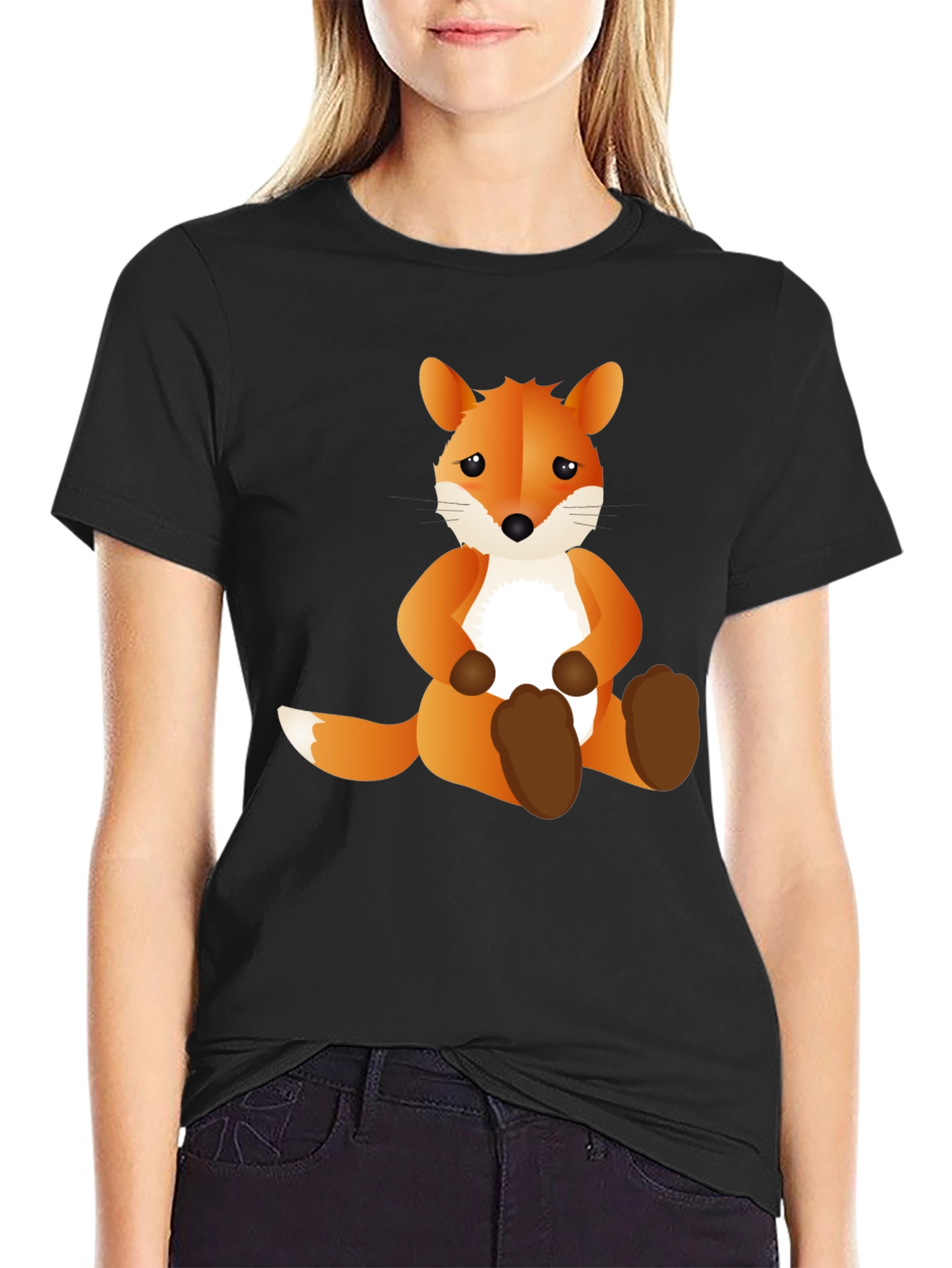 Cute Fox Graphic T-Shirt - Soft Cotton Tee
