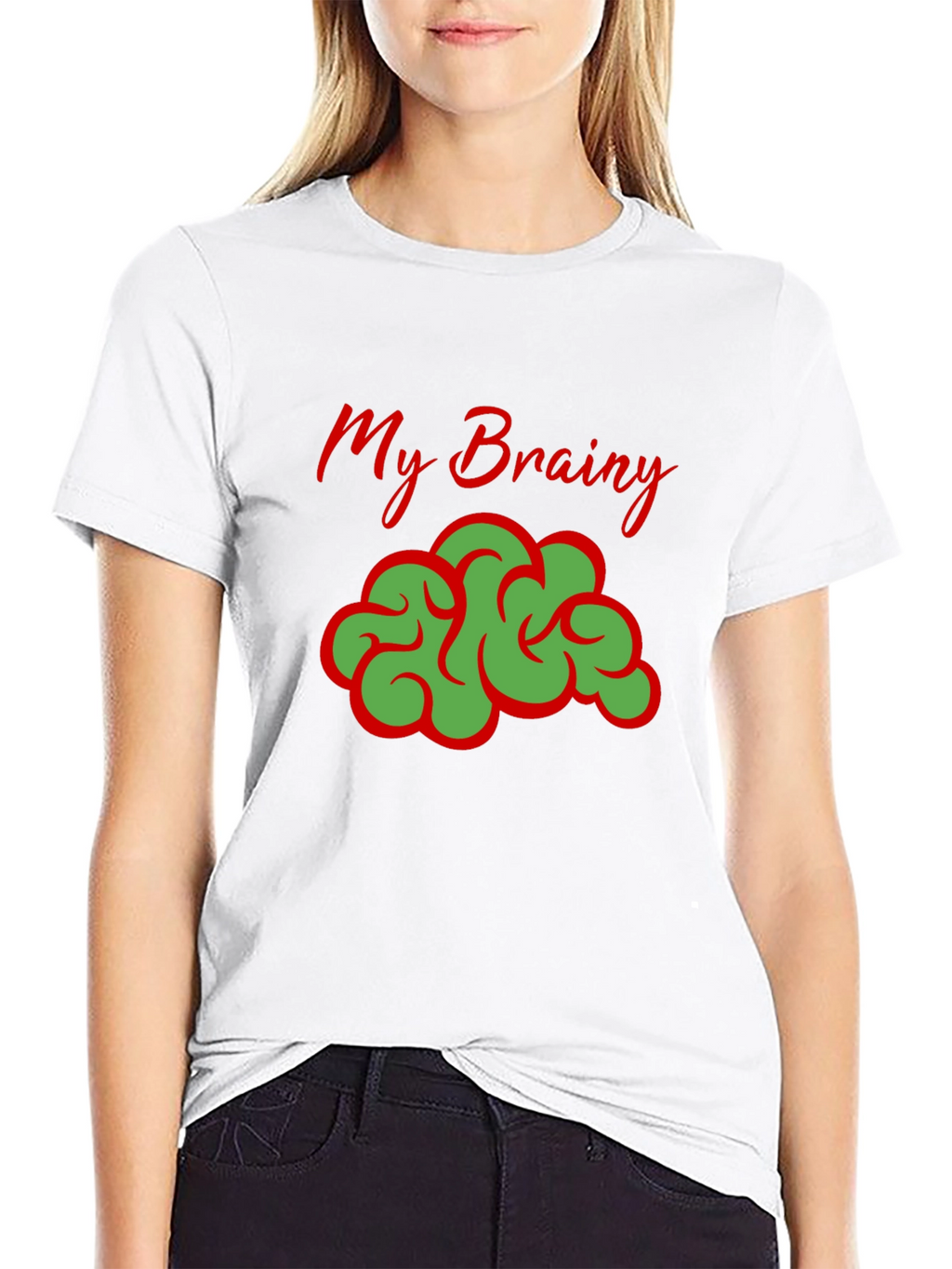 My Brainy T-Shirt - Funny Brain Graphic Tee