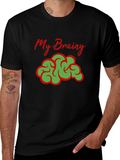 My Brainy T-Shirt - Funny Brain Graphic Tee