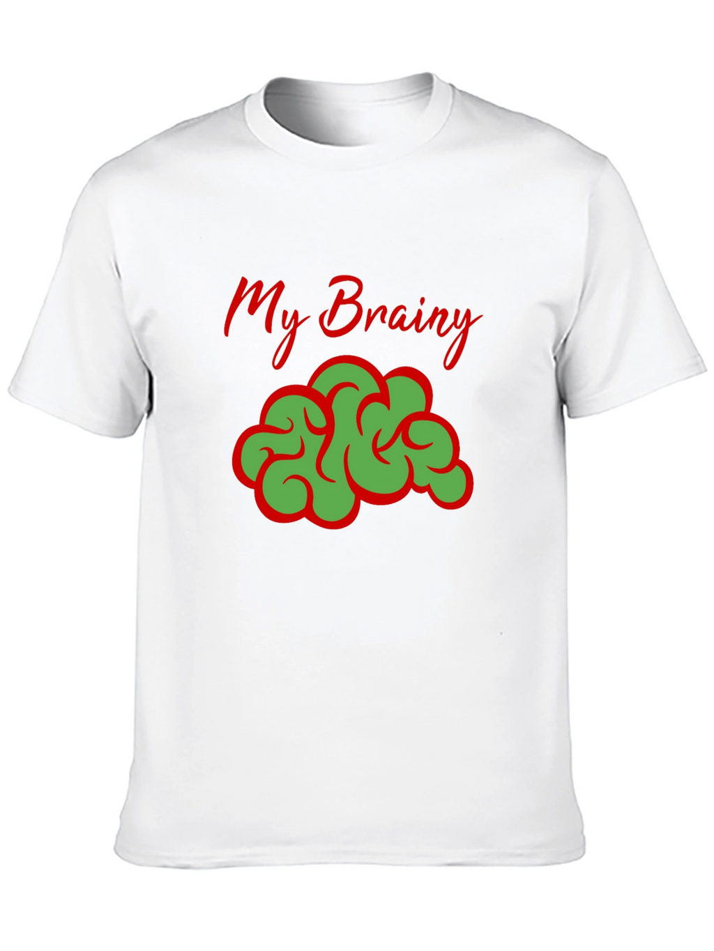 My Brainy T-Shirt - Funny Brain Graphic Tee