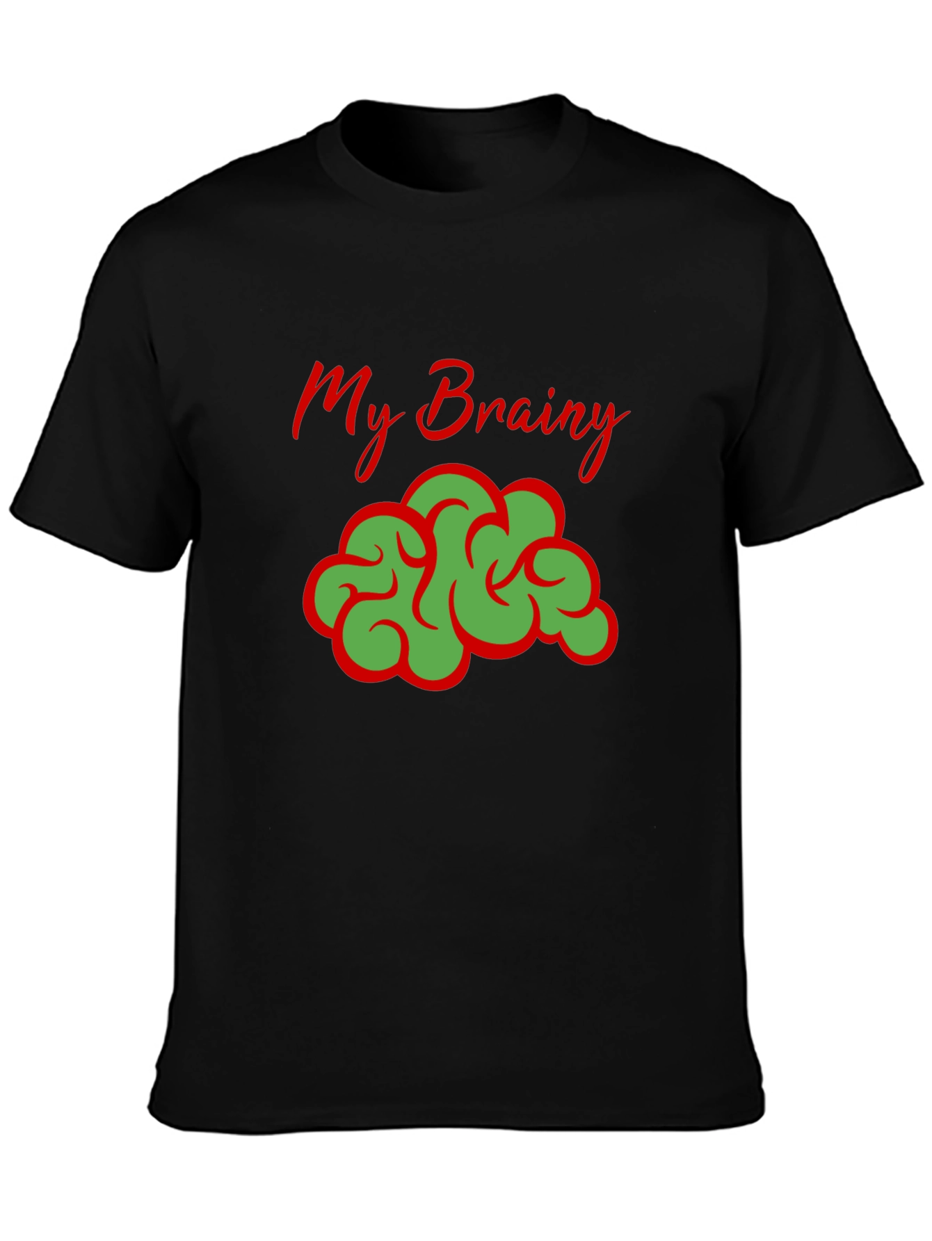 My Brainy T-Shirt - Funny Brain Graphic Tee