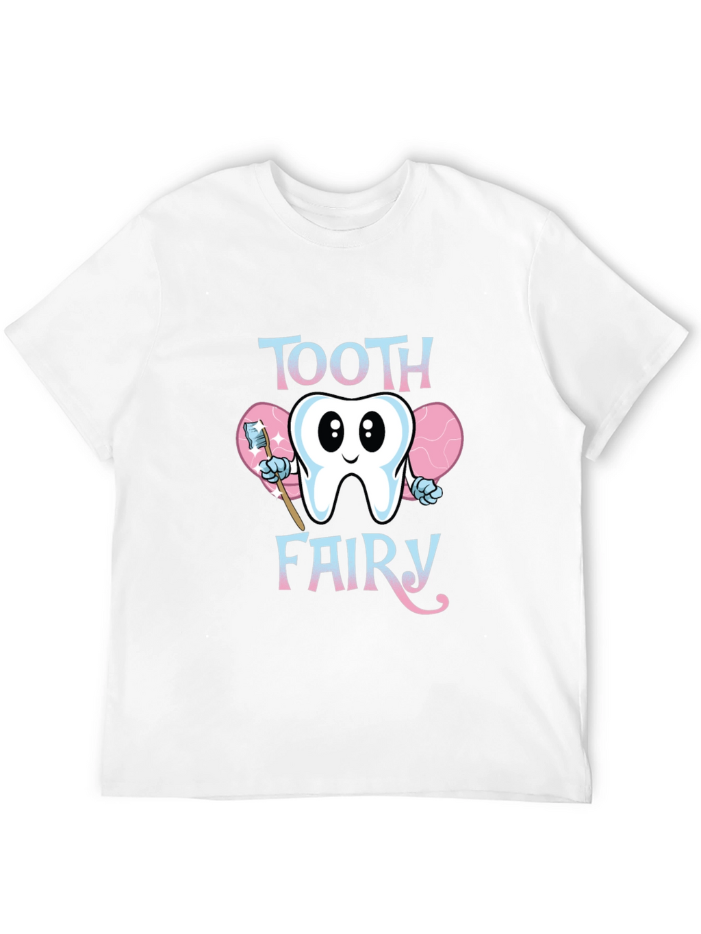 Tooth Fairy Graphic Tee - Black Cotton Blend