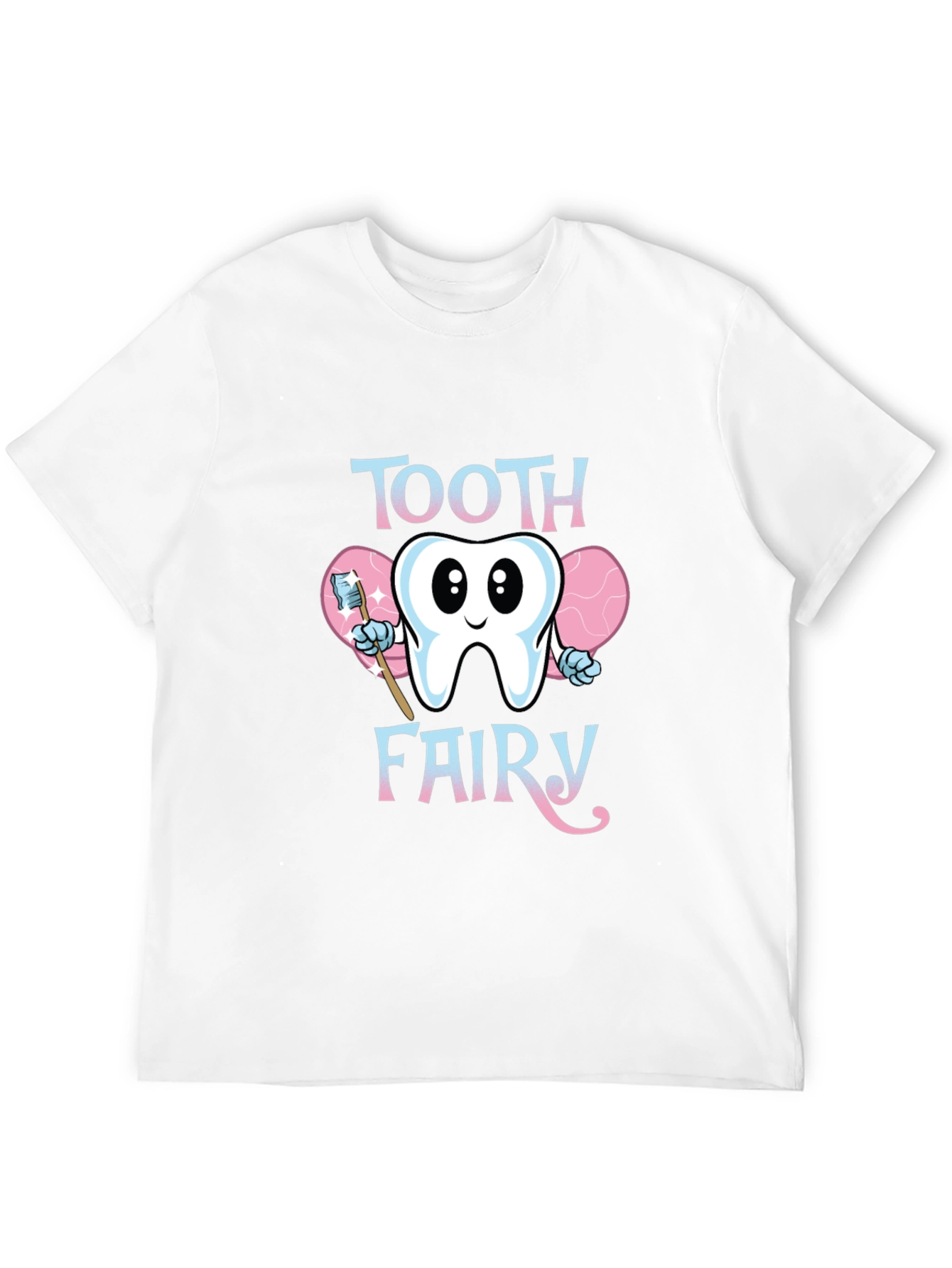 Tooth Fairy Graphic Tee - Black Cotton Blend