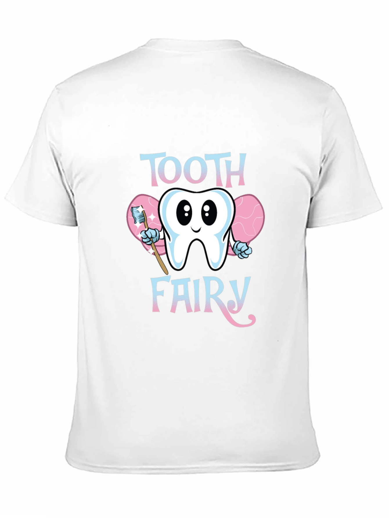 Tooth Fairy Graphic Tee - Black Cotton Blend