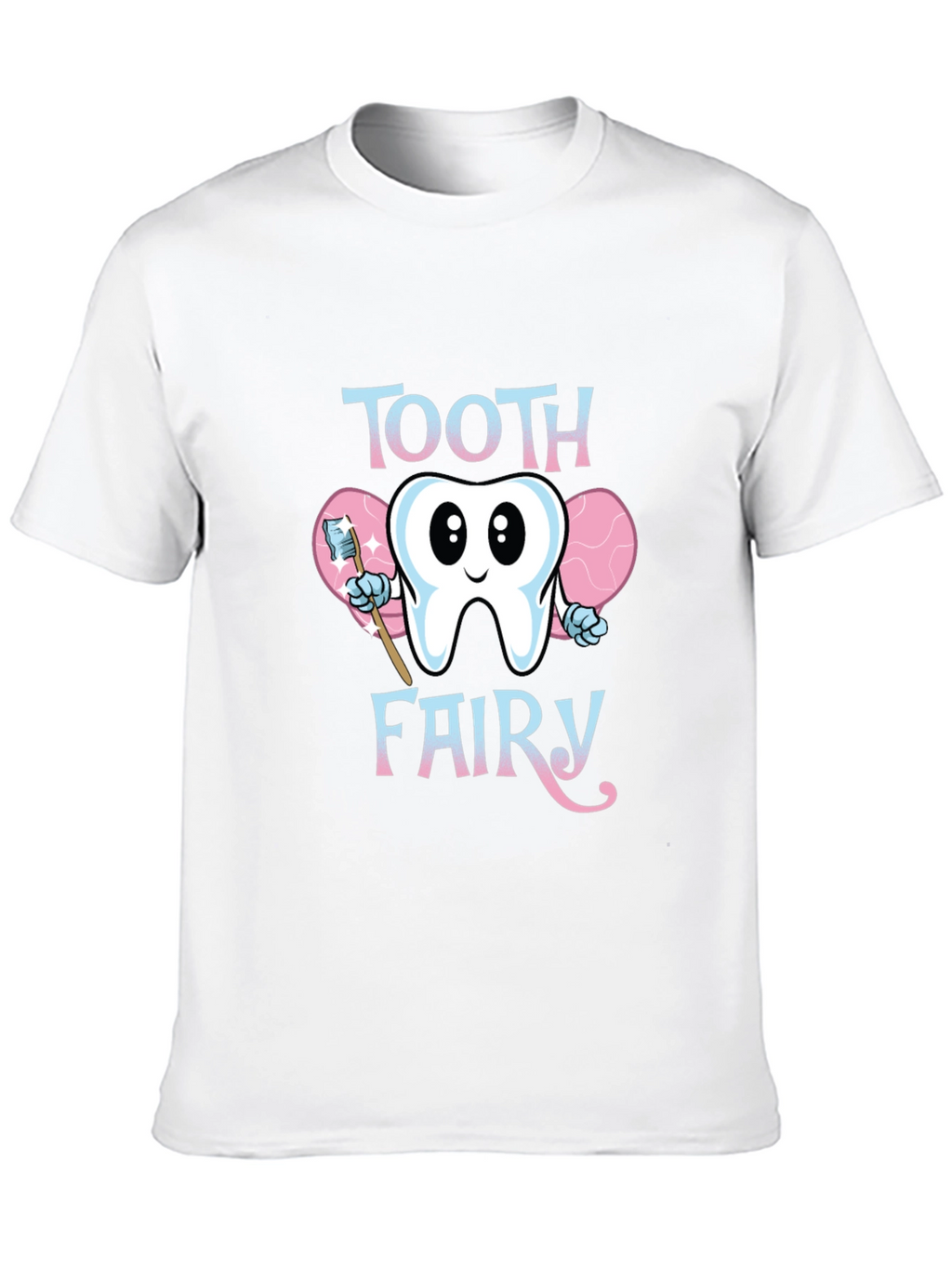 Tooth Fairy Graphic Tee - Black Cotton Blend