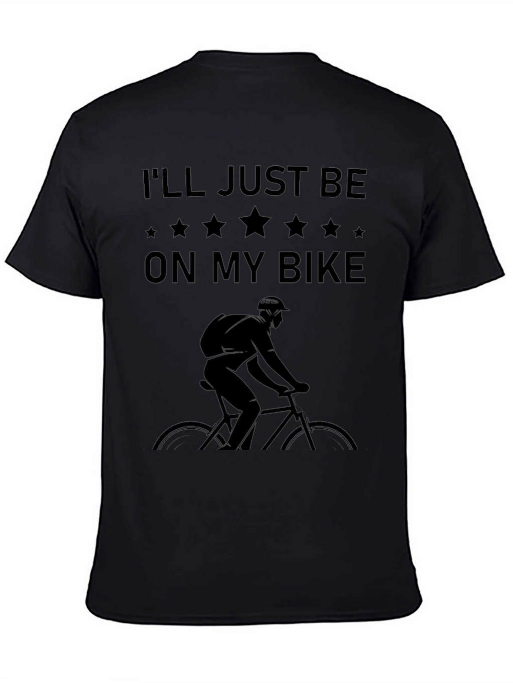 Mens Ill Just Be On My Bike Graphic Tee