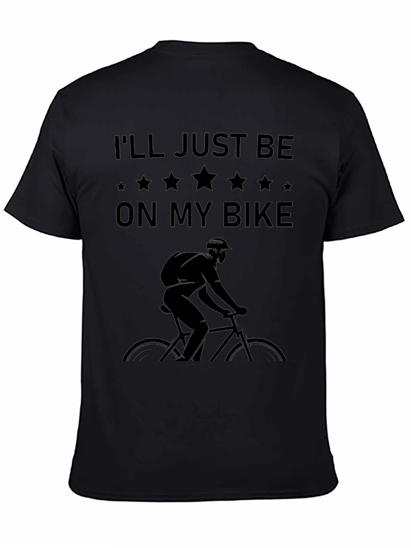 Mens Ill Just Be On My Bike Graphic Tee