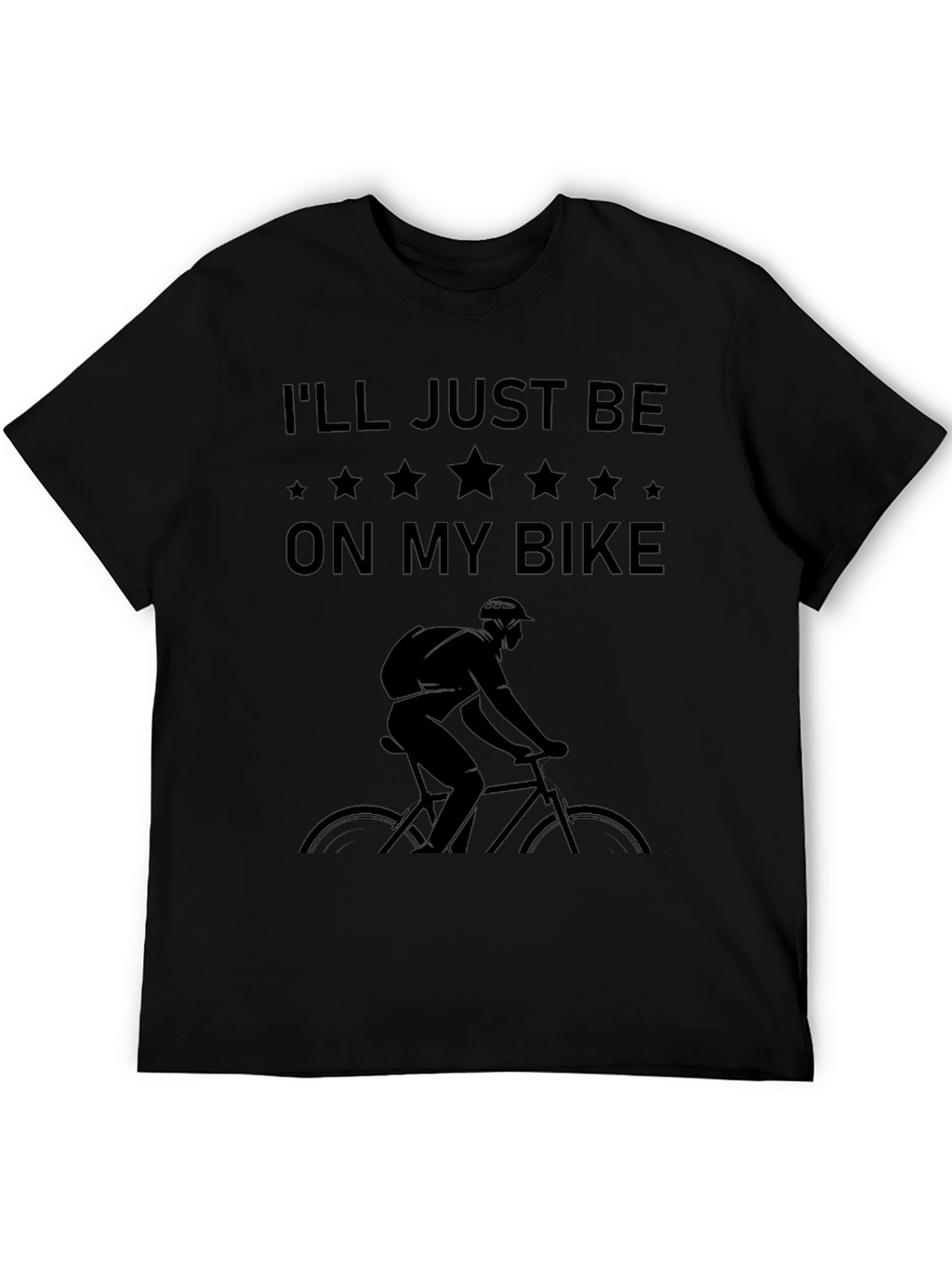 Mens Ill Just Be On My Bike Graphic Tee