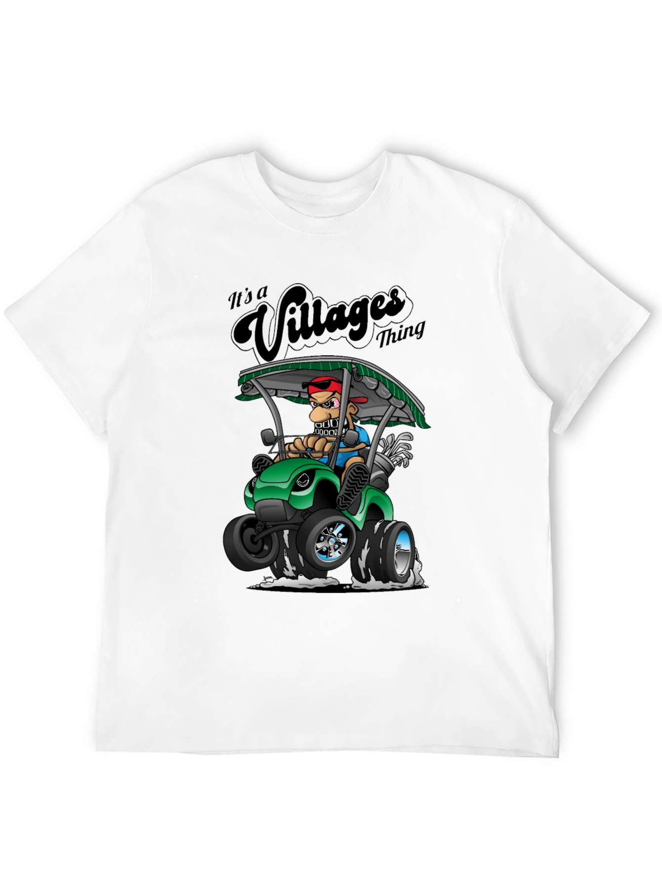 Villages Thing Cartoon Graphic Tee - Fun T-Shirt