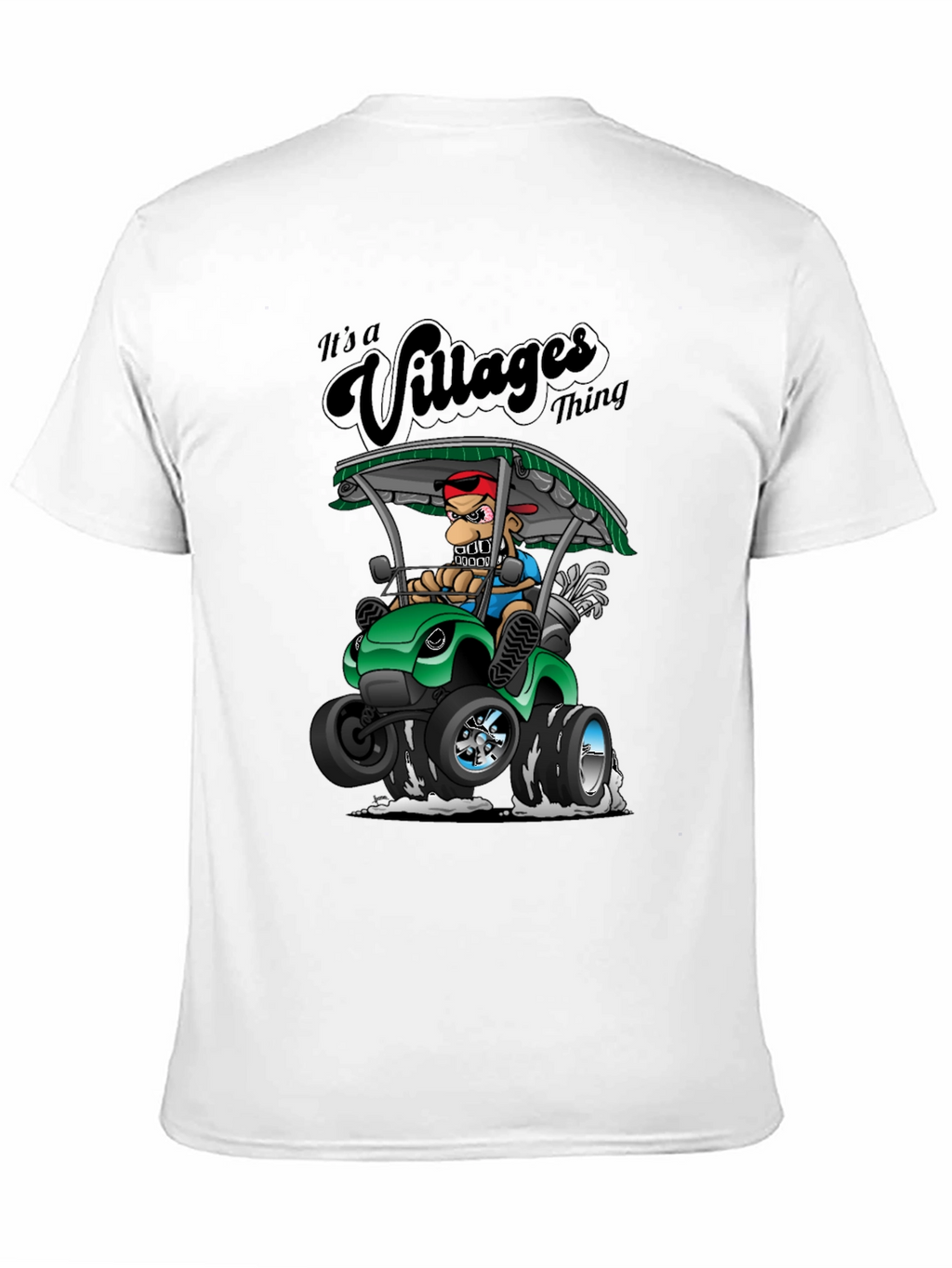 Villages Thing Cartoon Graphic Tee - Fun T-Shirt