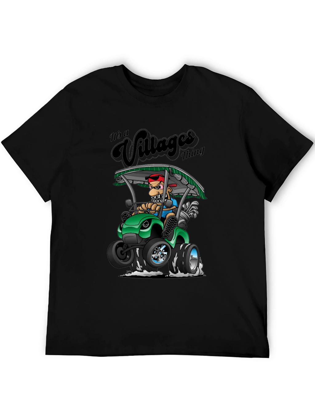 Villages Thing Cartoon Graphic Tee - Fun T-Shirt