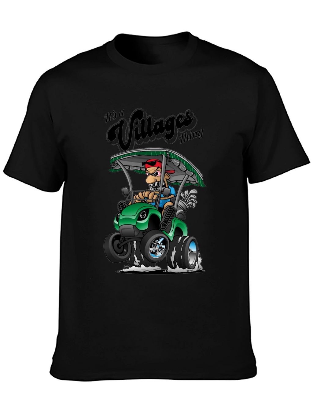 Villages Thing Cartoon Graphic Tee - Fun T-Shirt