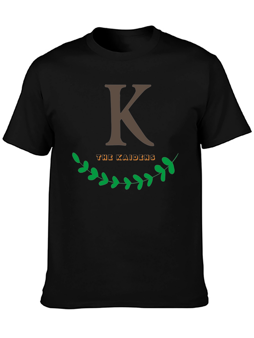 The Kaidens Black Graphic Tee