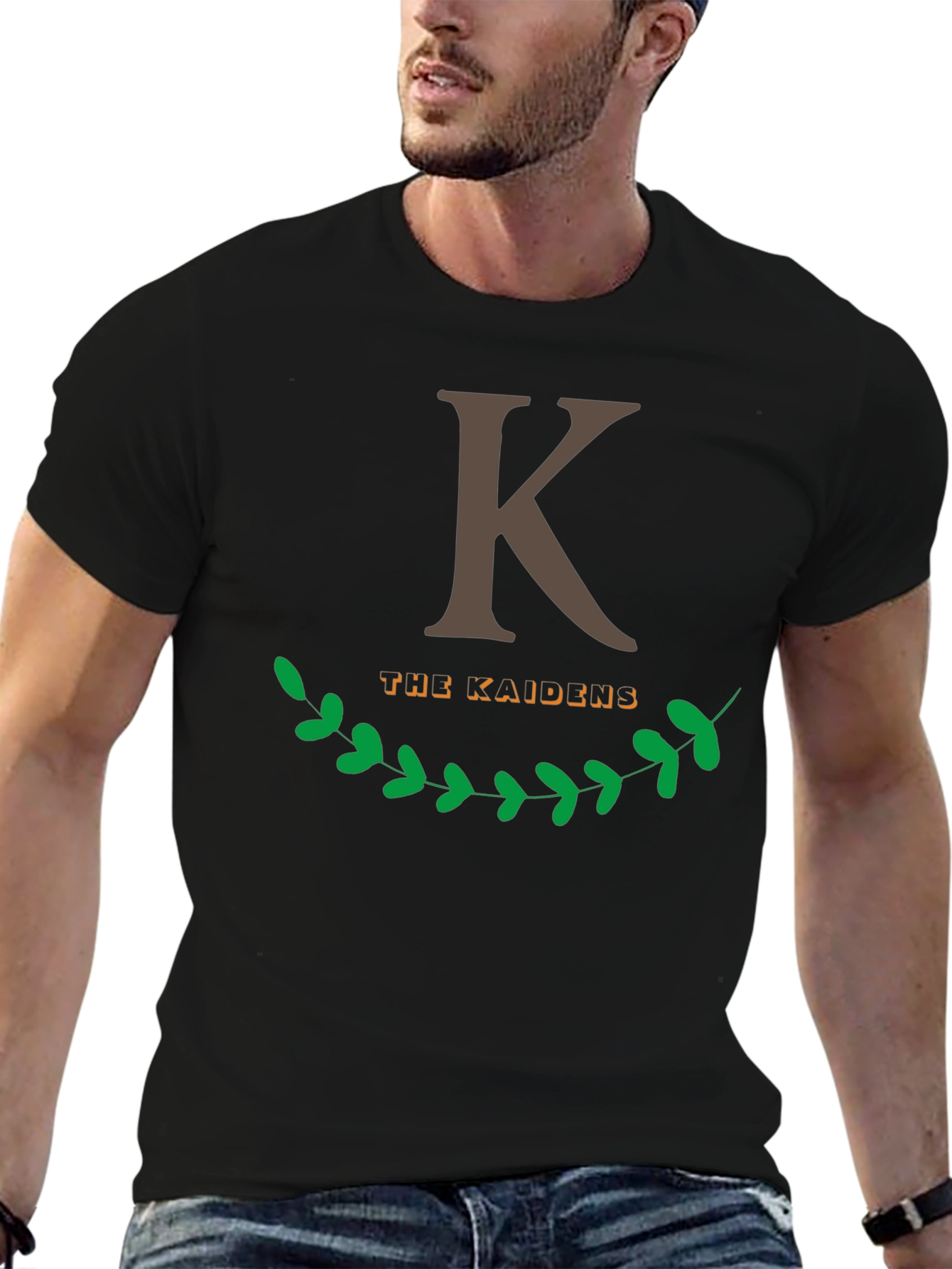 The Kaidens Black Graphic Tee