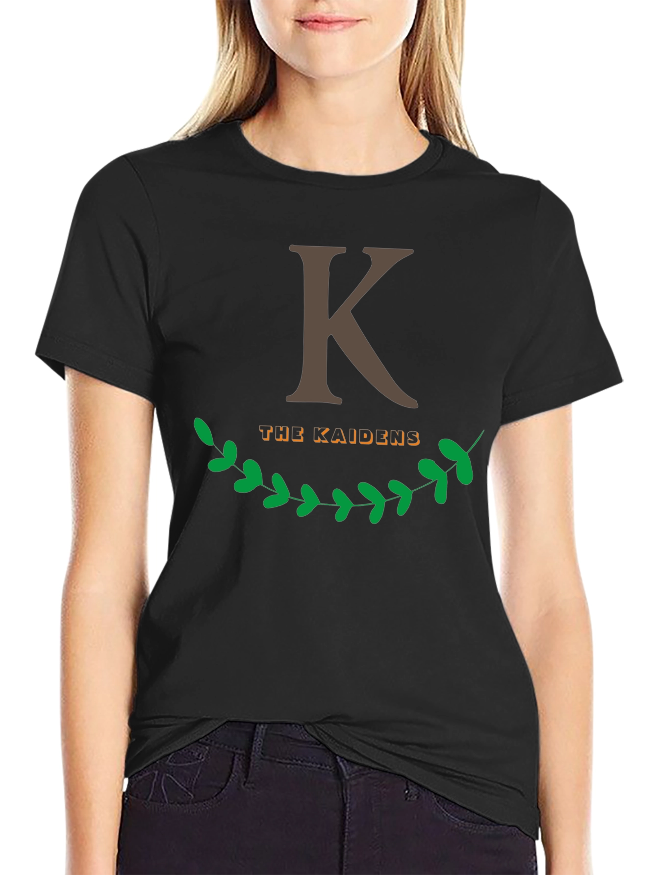 The Kaidens Black Graphic Tee