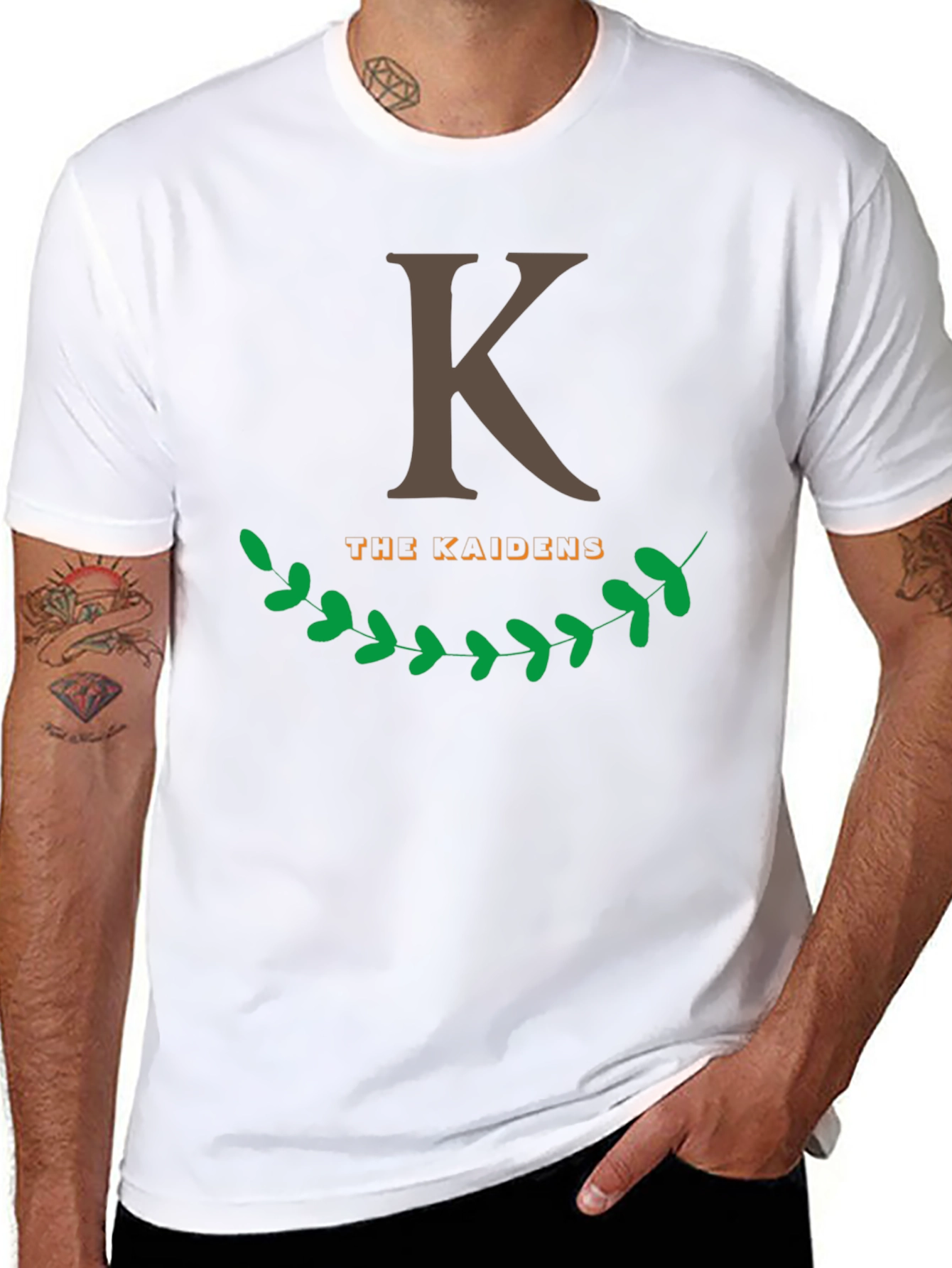 The Kaidens Black Graphic Tee