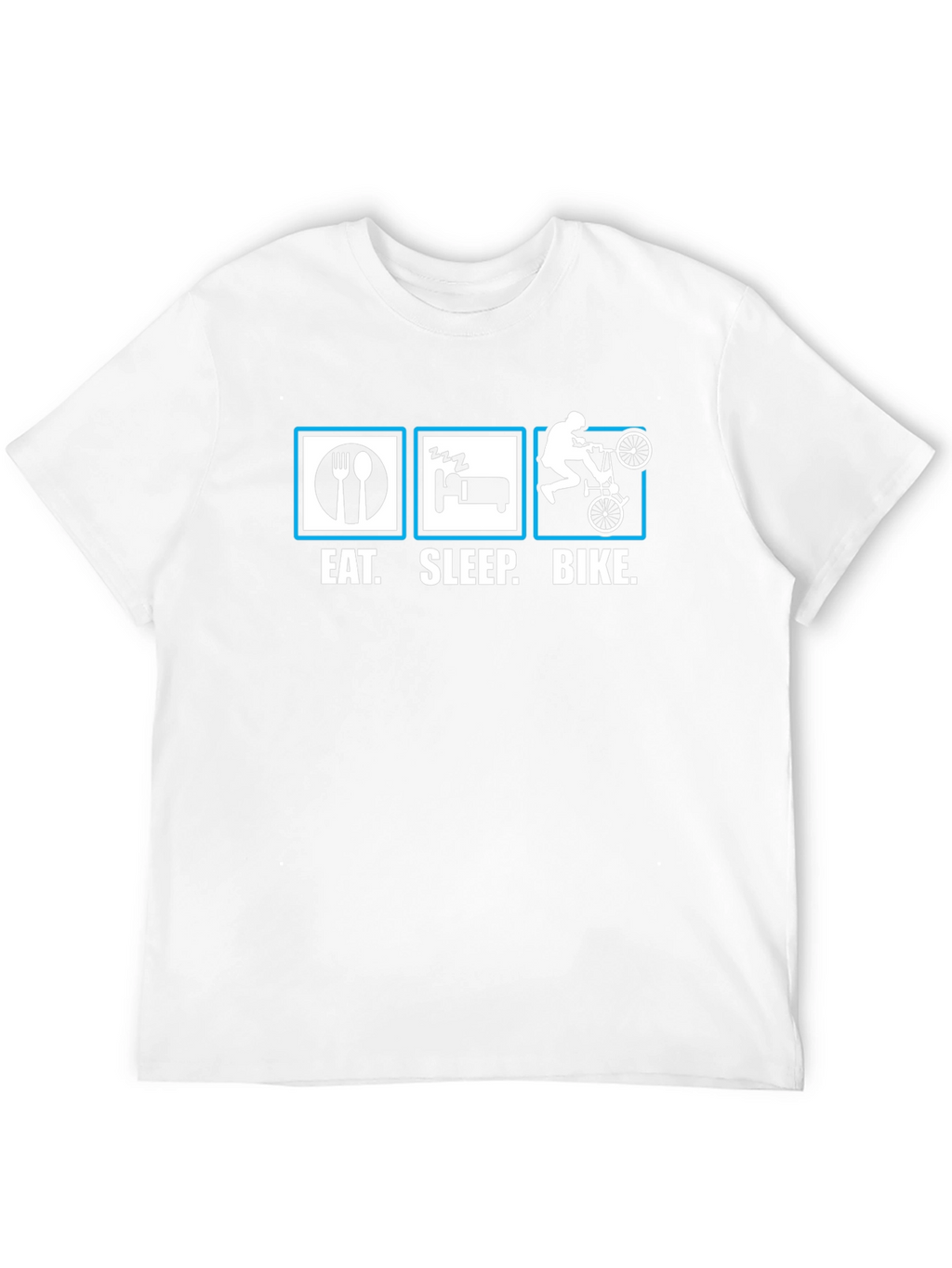 Eat Sleep Bike T-Shirt - Cycling Enthusiast Tee