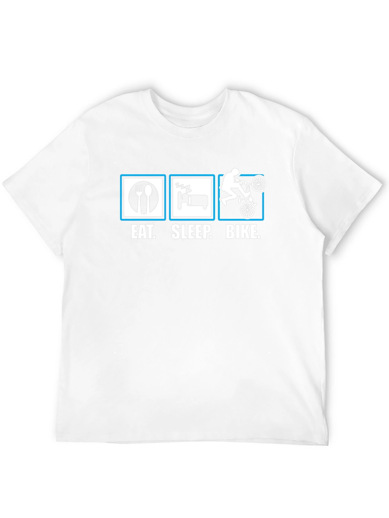 Eat Sleep Bike T-Shirt - Cycling Enthusiast Tee