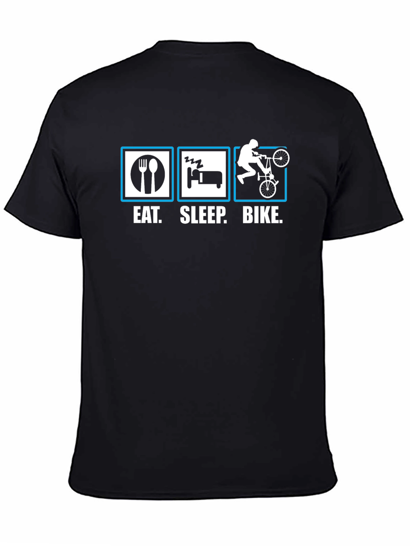 Eat Sleep Bike T-Shirt - Cycling Enthusiast Tee