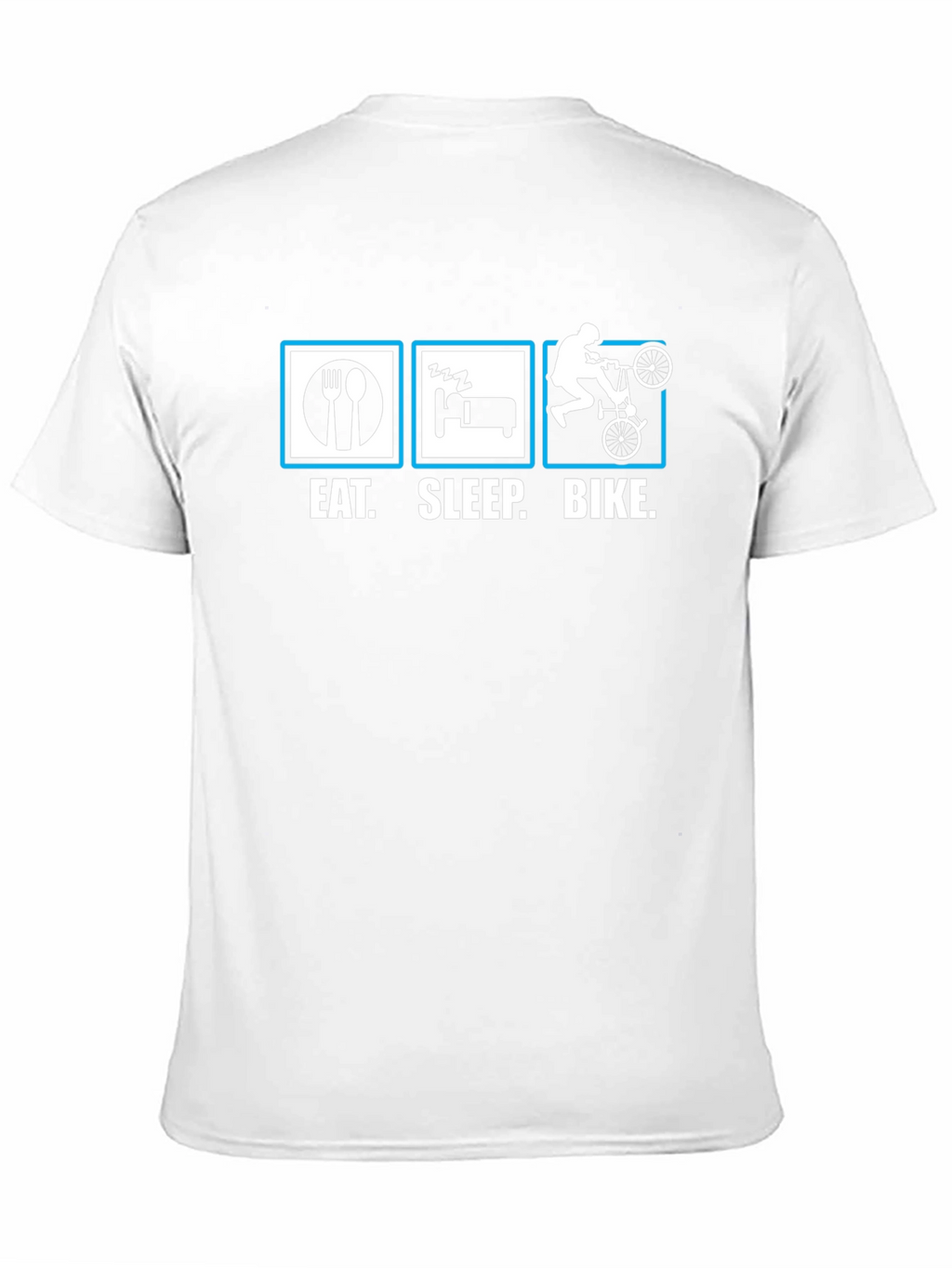 Eat Sleep Bike T-Shirt - Cycling Enthusiast Tee