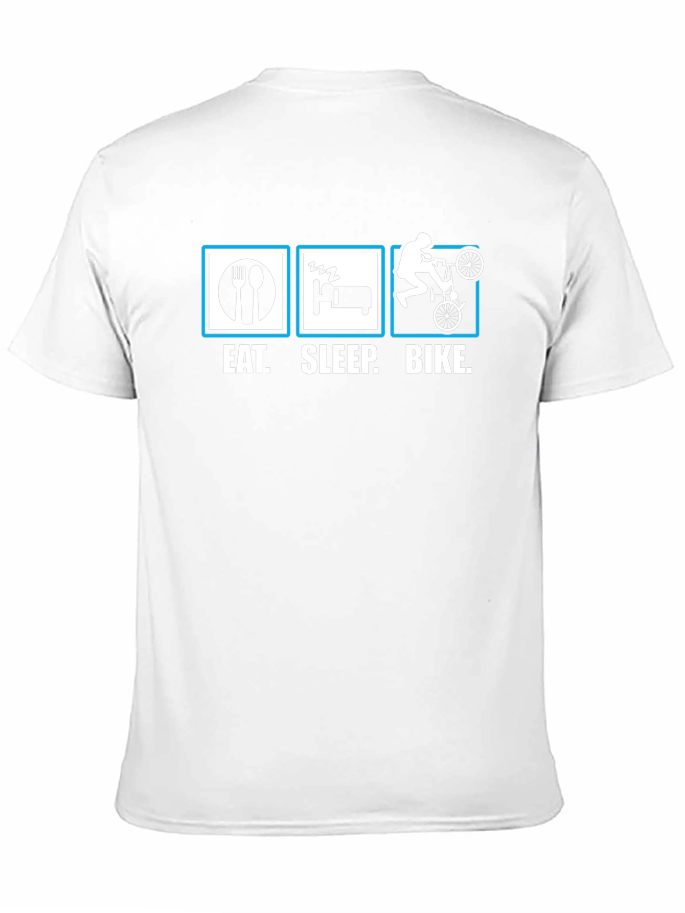 Eat Sleep Bike T-Shirt - Cycling Enthusiast Tee