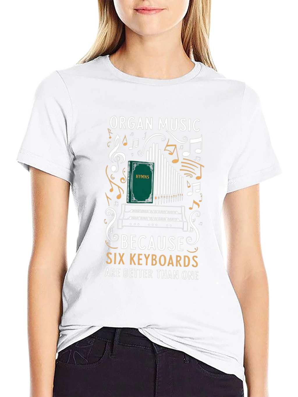Organ Music Six Keyboards T-Shirt