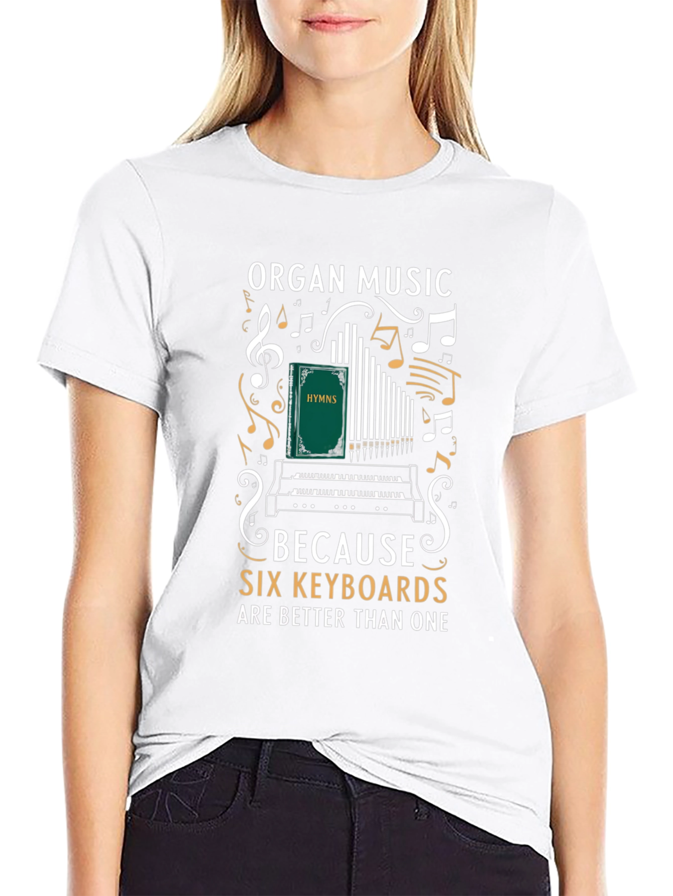 Organ Music Six Keyboards T-Shirt