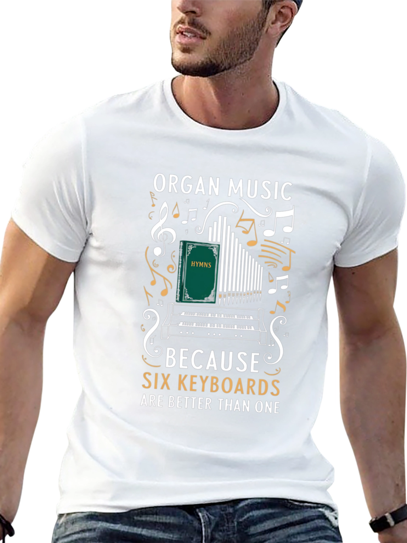 Organ Music Six Keyboards T-Shirt